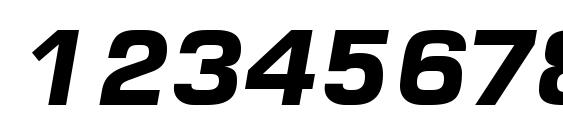 Minima SSi Bold Italic Font, Number Fonts