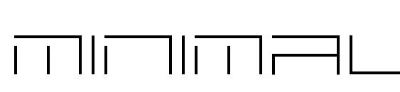 шрифт MINIMALHARD2, бесплатный шрифт MINIMALHARD2, предварительный просмотр шрифта MINIMALHARD2