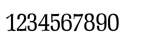 MiniMezzo Regular Font, Number Fonts