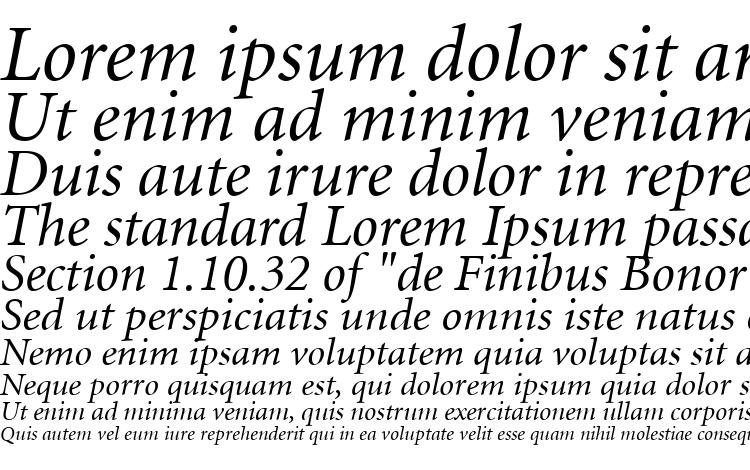 specimens Minion LT Italic font, sample Minion LT Italic font, an example of writing Minion LT Italic font, review Minion LT Italic font, preview Minion LT Italic font, Minion LT Italic font