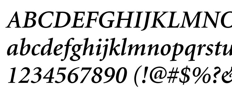 glyphs Minion LT Semibold Italic font, сharacters Minion LT Semibold Italic font, symbols Minion LT Semibold Italic font, character map Minion LT Semibold Italic font, preview Minion LT Semibold Italic font, abc Minion LT Semibold Italic font, Minion LT Semibold Italic font