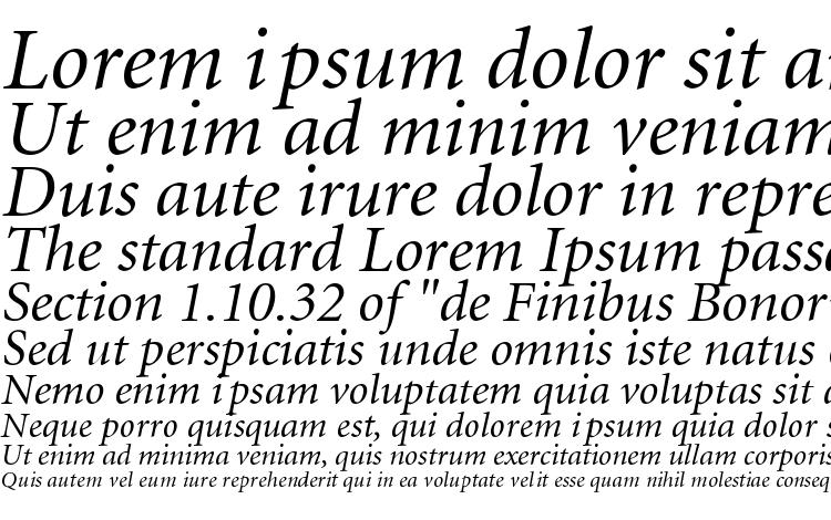specimens MinionCyr Italic font, sample MinionCyr Italic font, an example of writing MinionCyr Italic font, review MinionCyr Italic font, preview MinionCyr Italic font, MinionCyr Italic font
