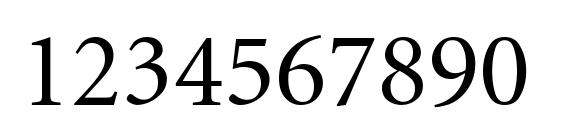 MinionCyr Regular Font, Number Fonts