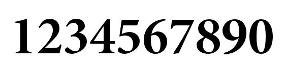 MinionPro BoldSubh Font, Number Fonts