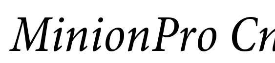 MinionPro CnIt font, free MinionPro CnIt font, preview MinionPro CnIt font