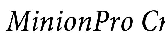 MinionPro CnItCapt Font