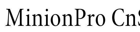 MinionPro CnSubh Font