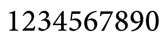 MinionPro Medium Font, Number Fonts