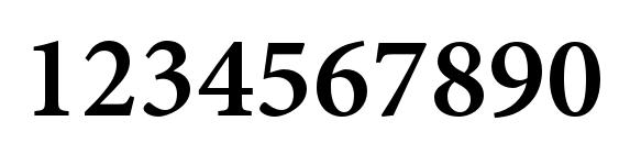 MinionPro SemiboldCapt Font, Number Fonts