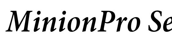 MinionPro SemiboldCnIt font, free MinionPro SemiboldCnIt font, preview MinionPro SemiboldCnIt font