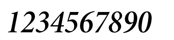 MinionPro SemiboldCnItSubh Font, Number Fonts