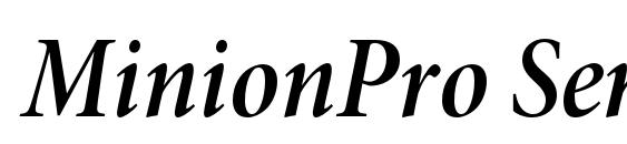 MinionPro SemiboldCnItSubh font, free MinionPro SemiboldCnItSubh font, preview MinionPro SemiboldCnItSubh font