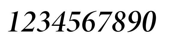 MinionPro SemiboldItDisp Font, Number Fonts