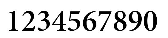 MinionPro SemiboldSubh Font, Number Fonts