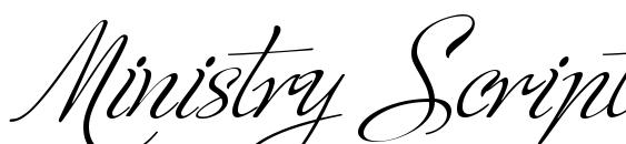 Ministry Script Stylistic HFF font, free Ministry Script Stylistic HFF font, preview Ministry Script Stylistic HFF font