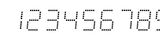 Minisystem Font, Number Fonts