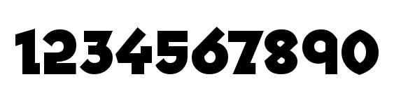 Minska Bold ITC TT Font, Number Fonts