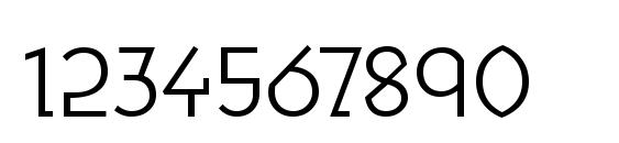 Minska Light ITC TT Font, Number Fonts