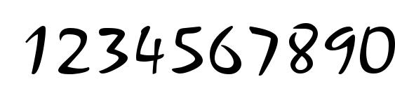 Minstrel Script Bold Font, Number Fonts