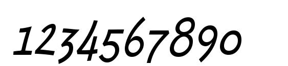 Minya Nouvelle Italic Font, Number Fonts