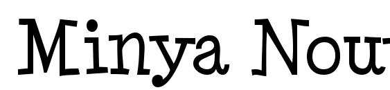 Minya Nouvelle font, free Minya Nouvelle font, preview Minya Nouvelle font
