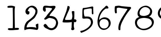 Minya Regular Font, Number Fonts