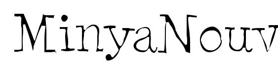 шрифт MinyaNouvelleGaunt, бесплатный шрифт MinyaNouvelleGaunt, предварительный просмотр шрифта MinyaNouvelleGaunt