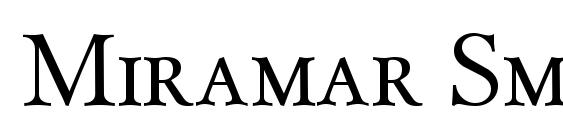 шрифт Miramar SmallCaps, бесплатный шрифт Miramar SmallCaps, предварительный просмотр шрифта Miramar SmallCaps
