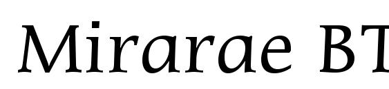 Mirarae BT font, free Mirarae BT font, preview Mirarae BT font