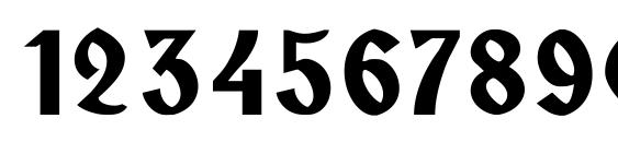 MiroslavCrn Font, Number Fonts