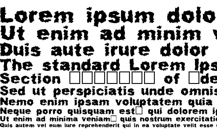 specimens Misfit font, sample Misfit font, an example of writing Misfit font, review Misfit font, preview Misfit font, Misfit font