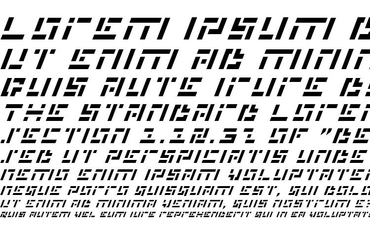 specimens Missile Man Italic font, sample Missile Man Italic font, an example of writing Missile Man Italic font, review Missile Man Italic font, preview Missile Man Italic font, Missile Man Italic font
