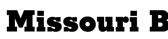 Missouri Bold Regular font, free Missouri Bold Regular font, preview Missouri Bold Regular font
