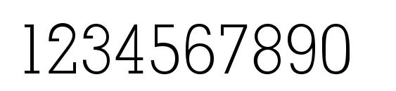 Missouri Fine Regular Font, Number Fonts