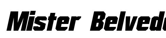 Mister Belvedere Oblique font, free Mister Belvedere Oblique font, preview Mister Belvedere Oblique font