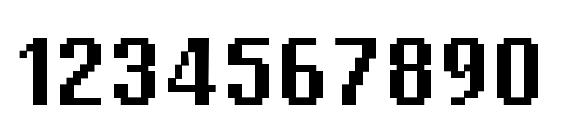 Mister pixel 16 pt regular Font, Number Fonts