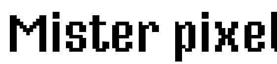 Mister pixel 16 pt regular font, free Mister pixel 16 pt regular font, preview Mister pixel 16 pt regular font
