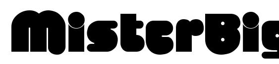 MisterBig Regular font, free MisterBig Regular font, preview MisterBig Regular font