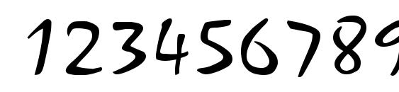 Mistral Regular Font, Number Fonts