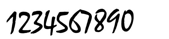 Mistral Font, Number Fonts
