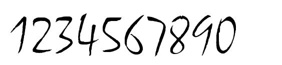 MistralITC TT Light Font, Number Fonts
