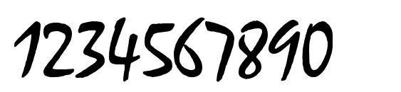 MistralStd Font, Number Fonts