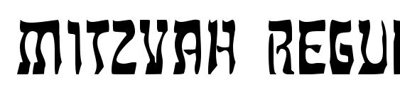 Mitzvah Regular font, free Mitzvah Regular font, preview Mitzvah Regular font