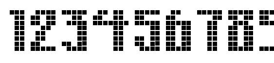 Mk zodnig square Font, Number Fonts