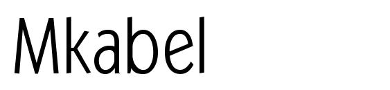 Mkabel Font
