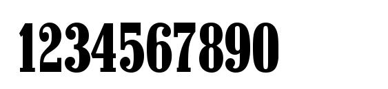Moab Regular Font, Number Fonts