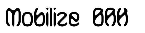 шрифт Mobilize BRK, бесплатный шрифт Mobilize BRK, предварительный просмотр шрифта Mobilize BRK