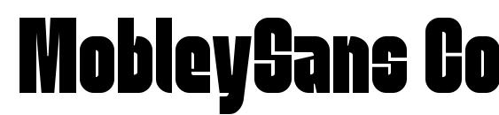 шрифт MobleySans Condensed, бесплатный шрифт MobleySans Condensed, предварительный просмотр шрифта MobleySans Condensed