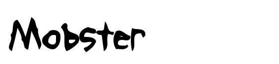 шрифт Mobster, бесплатный шрифт Mobster, предварительный просмотр шрифта Mobster