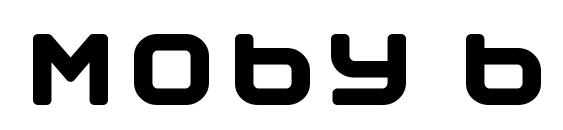 шрифт Moby bold, бесплатный шрифт Moby bold, предварительный просмотр шрифта Moby bold